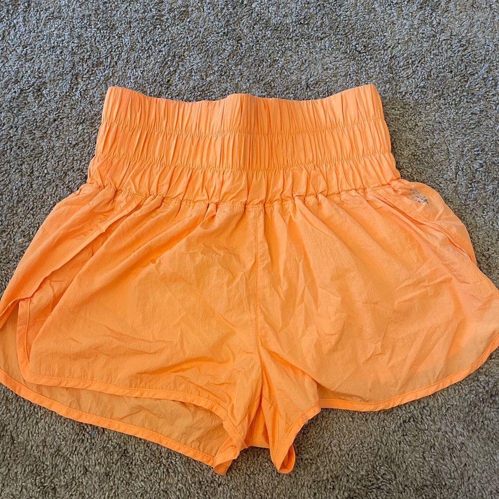 Orange Free people movement shorts size: small
